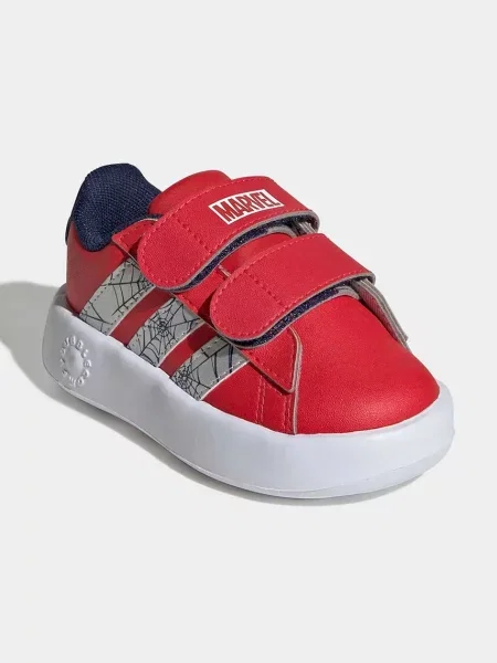 ADIDAS SPORTSWEAR Sportske cipele GRAND COURT SPIDER-MAN mornarsko plava srebro crvena