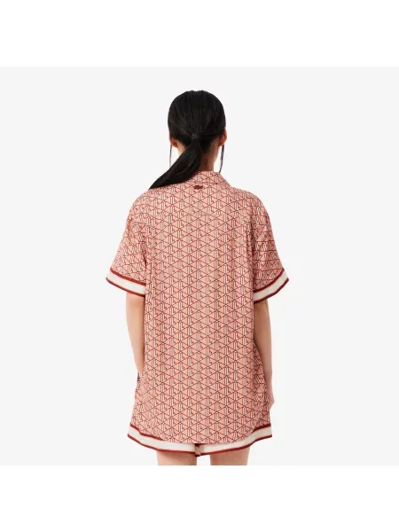 Рубашка Lacoste бежевая
