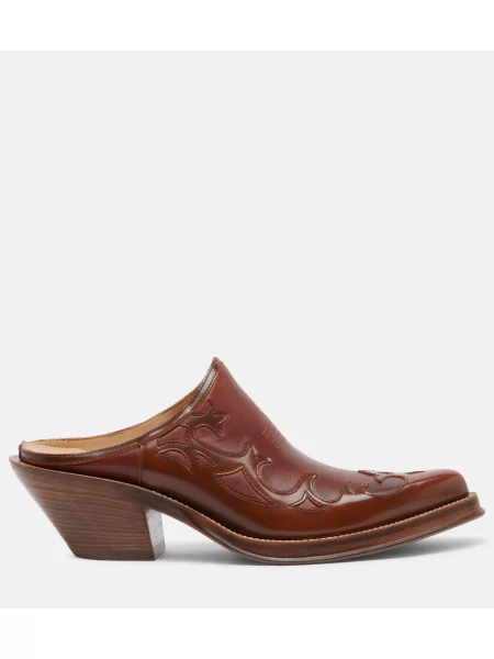Usnjene mules Gabriela Hearst rjava