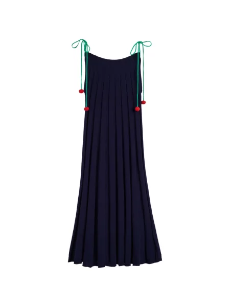Rochie midi Chinti & Parker cu bretele albastru