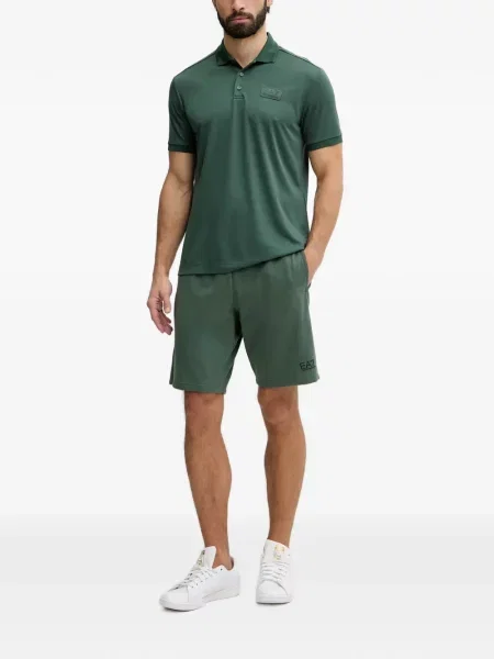Μικρός polo Ea7 Emporio Armani με αυτόγραφο πράσινο