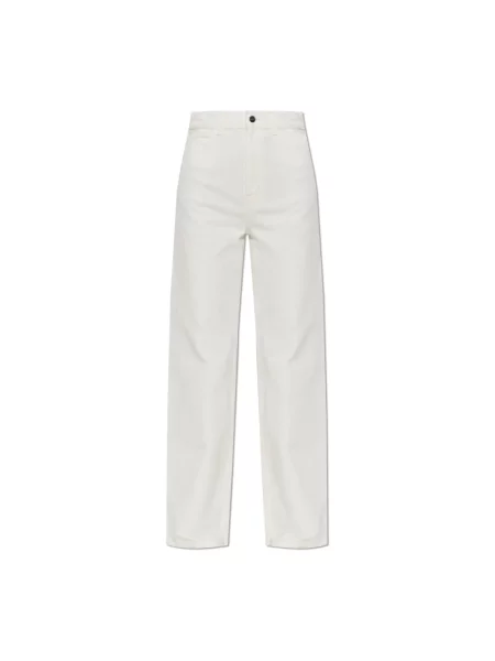 Jeansy z wpuszczanymi model Jane' Carhartt Wip białe