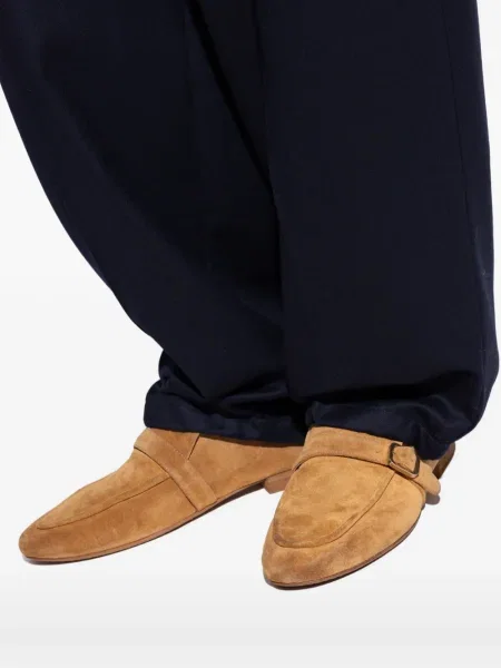 Pantofi loafer Marsell cu cataramă maro