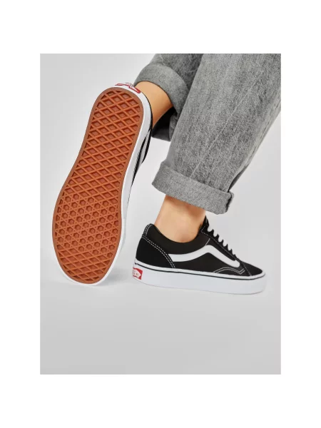 VANS Nízke tenisky Old Skool biela čierna