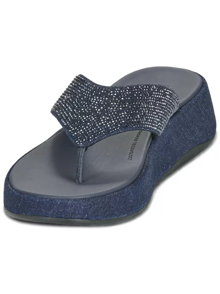 Šľapky Fitflop modrá