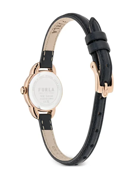 Кожаный презрамки часовник Furla черно