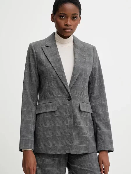 United Colors of Benetton sacou un singur rând de cu imprimeu gri