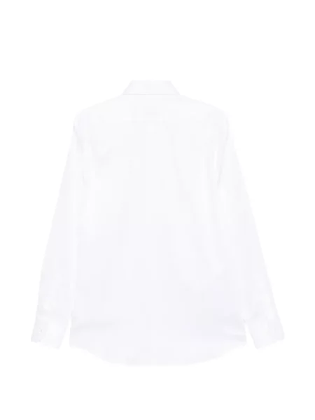 Cămașă Karl Lagerfeld cu broderie alb