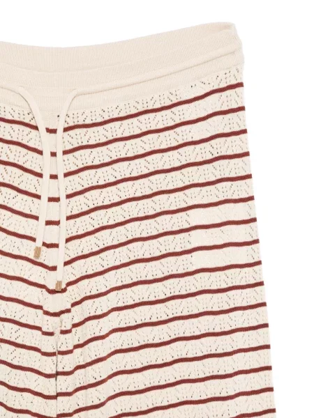 Pantaloni palazzo Agnona cu dungi