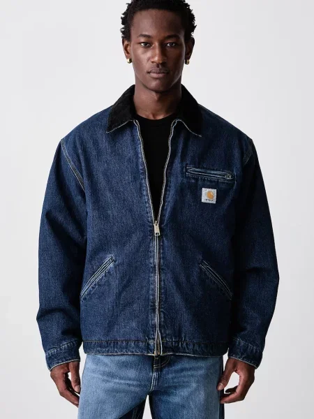Carhartt WIP OG Detroit Jacket jachetă scurtă din denim pentru bărbați