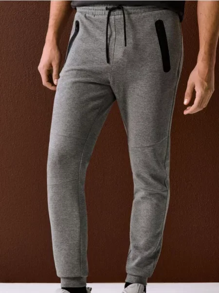 Спортивні штани джогери сірий