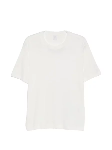 Scurt tricou Eleventy cu decolteu rotund alb