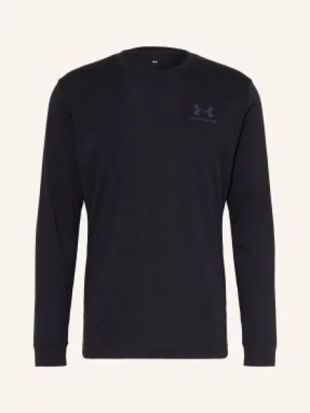 Under Armour Koszulka Z Długim Rękawem schwarz czarna