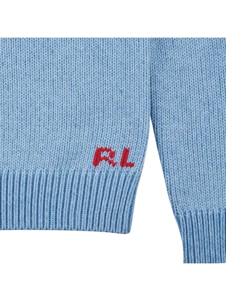 Pulover copii Polo Ralph Lauren albastru