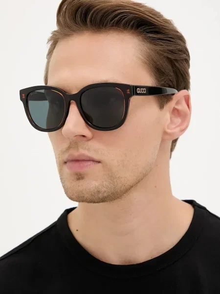 Слънчеви очила Gucci мъжки черно