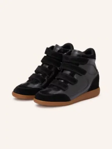 Steve Madden Wysokie Trampki Mustang schwarz czarne