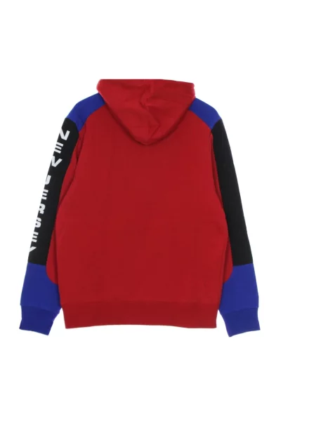 Bluza z kapturem Mitchell & Ness polarowa czerwona
