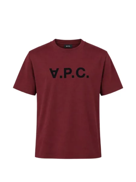 Tricou A.p.c. cu imagine roșu