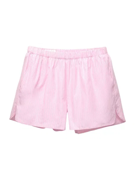 Pull&Bear Pantaloni roz alb