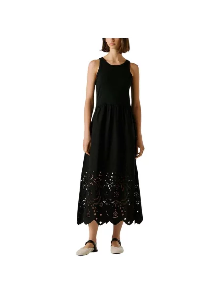 Rochie din denim Pepe Jeans negru