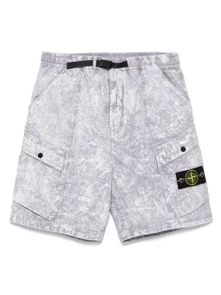 Kraťasy Stone Island s kamínky šedé