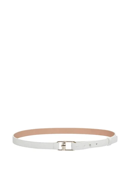 Curea Giorgio Armani din piele alb