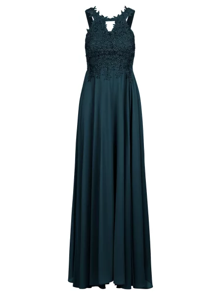 Kraimod Rochie de seară petrol verde