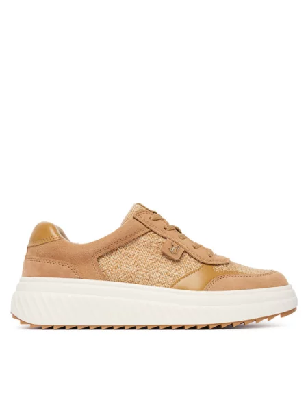Sneakersy Caprice hnedá