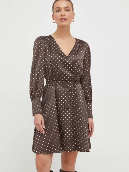 Marella rochie mini evazati maro