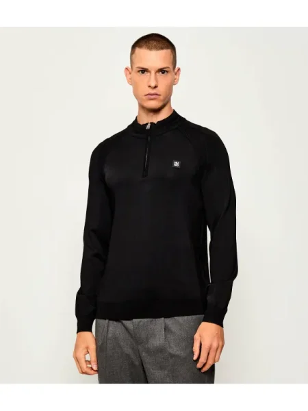 HUGO pulover light negru
