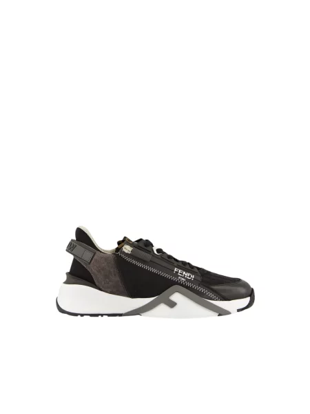 Sneakersy Fendi skórzane czarne
