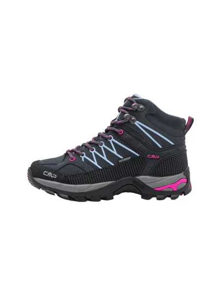 CMP Botine Rigel albastru / fucsia negru