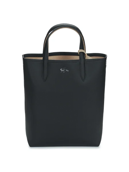 Lacoste Kabelka Vertical Shopping Bag čierna