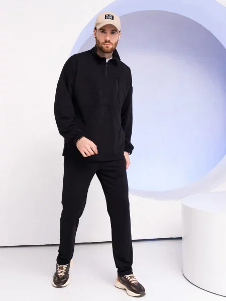 ISSA Plus Спортивний костюм без підкладки чорний