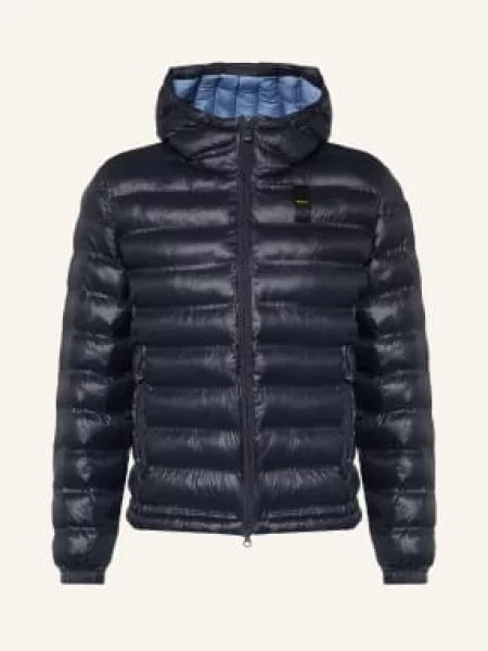 Blauer Kurtka Pikowana Charles blau granatowa