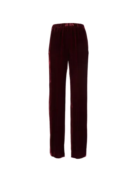 Pantaloni Antonelli de catifea roșu
