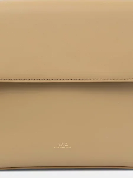 Шкіряна сумочка A.P.C. sac virginie flap