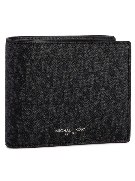 Голям мъжки портфейл Michael Kors Greyson черен