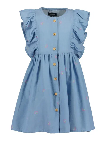 BLUE SEVEN Haljina golublje / žuta / ljubičasta / roza plava