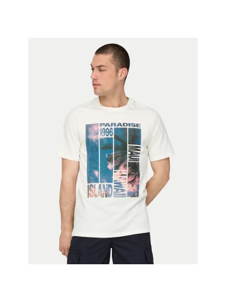 Only & Sons Póló Magdy Regular Fit fehér