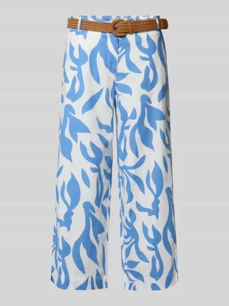 Kuloty z mieszanki lnu i bawełny z Christian Berg Woman