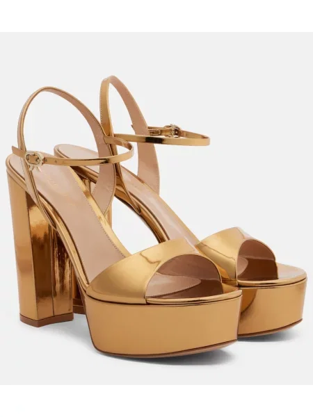 Sandale Gianvito Rossi din piele cu platformă