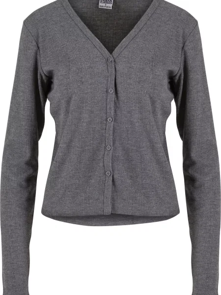 Urban Classics Geacă tricotată închis gri