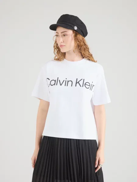 Calvin Klein Jeans Tricou negru alb