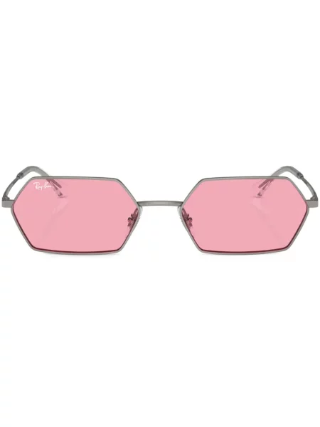 Ochelari de soare Ray-ban cu imprimeu geometric gri