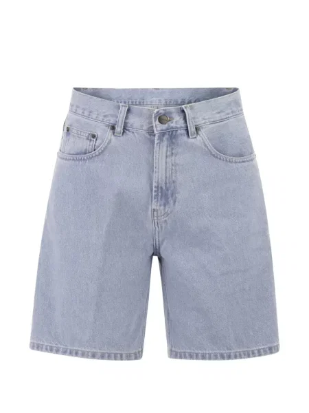Pantaloni scurți din denim Carhartt Wip albastru