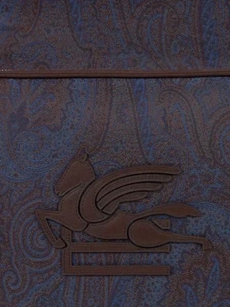 Rucsac Etro cu model paisley albastru