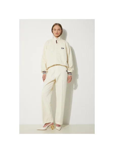 Fila kurtka Fila x Aries Track Jacket przejściowa oversize beżowy