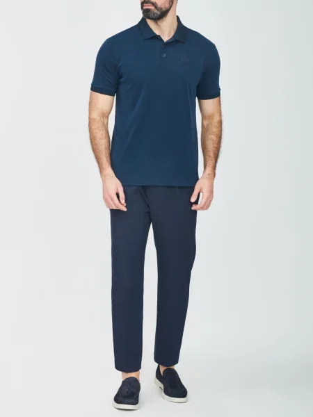 Поло Ea7 Emporio Armani синє