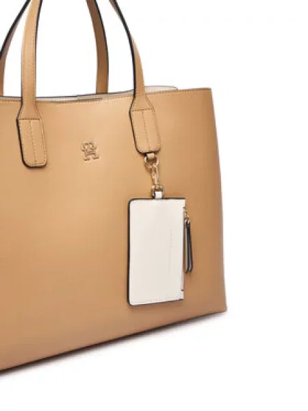 Kabelka Tommy Hilfiger béžová